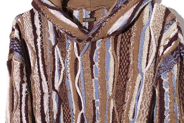 KAPITAL キャピタル 7Gニット GAUDYフードセーター 3 Knit Sweater
