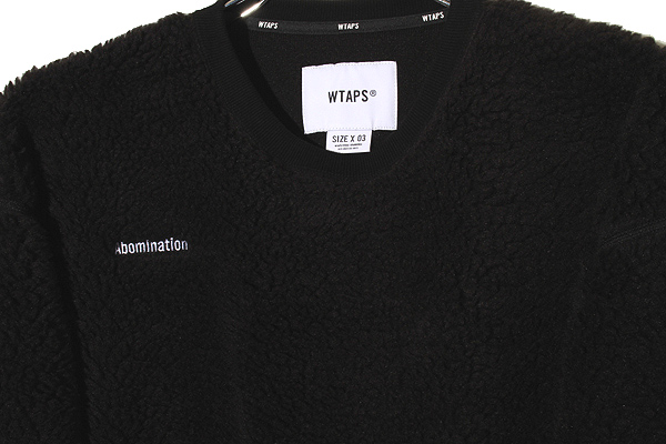 2024AW WTAPS ダブルタップス BC / SWEATER / POAC ボアフリース