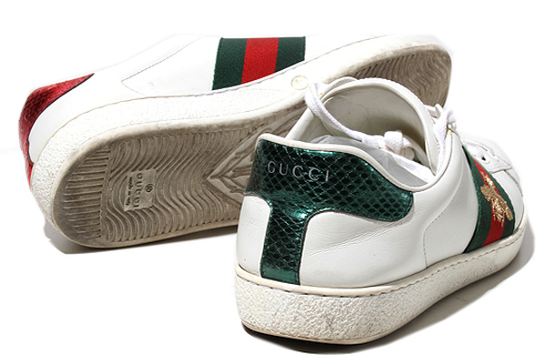 26cm GUCCI グッチ シェリーライン ビー刺繍(蜂) エーススニーカー 7