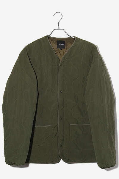 BEAMS ビームス ミリタリー ライナー ダウンジャケット ブルゾン M