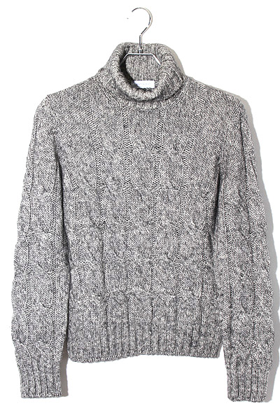 GRAN SASSO グランサッソ シルク混 ケーブル編み ミドルゲージ