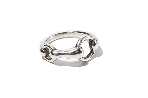 HERMES エルメス SV925 Horsebit Ring ホースビット リング 53 12号 