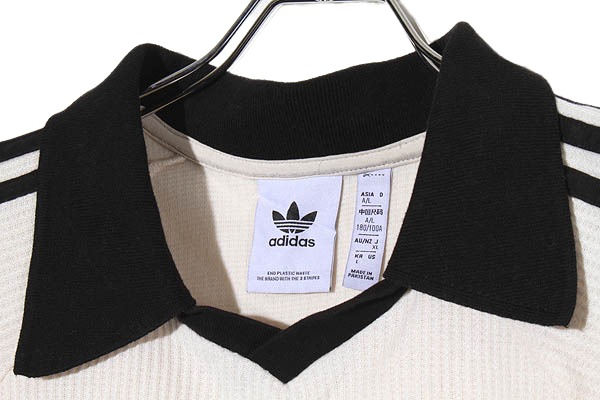 adidas originals アディダスオリジナルス WAFFLE KNIT POLO T-SHIRT 