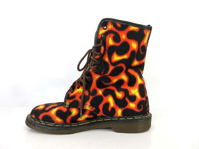 新品 Dr. Martens ドクターマーチン ファイヤーパターン 28cm 新品 Dr. Martens ドクターマーチン ファイヤーパターン 28cm