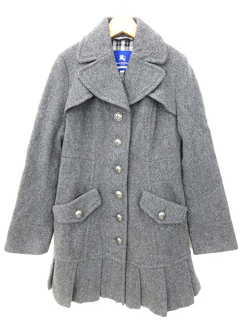 バーバリーブルーレーベル BURBERRY BLUE LABEL コート プリーツ  