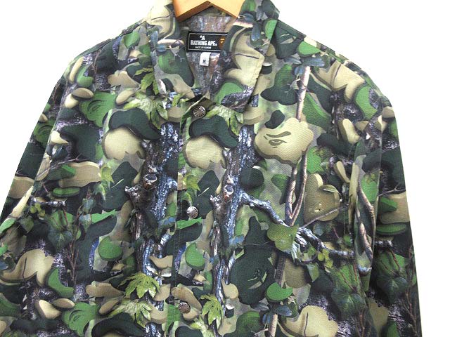 アベイシングエイプ A BATHING APE ジャケット ブルゾン リアルツリー 