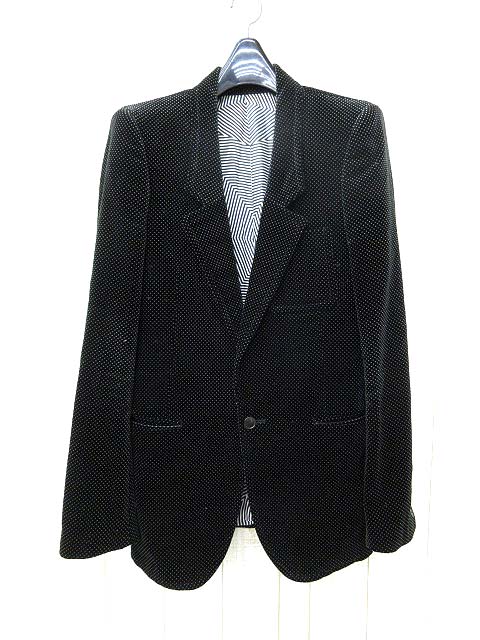 ナンバーナイン NUMBER (N)INE ジャケット テーラード ブレザー ベロア  