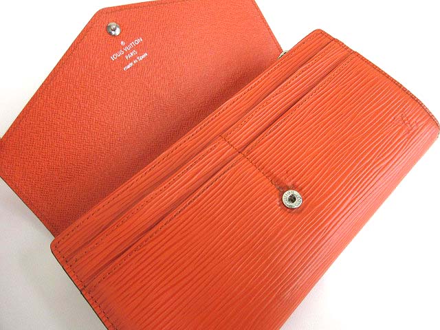 ルイヴィトン LOUIS VUITTON エピ ポルトフォイユ・サラ 長財布 二