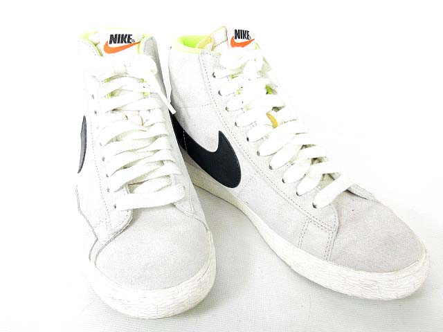 ナイキ Nike Blazer スニーカー ハイカット スエード 011 Size 23 5cm グレー 0608 レディース 006 ベクトルパーク