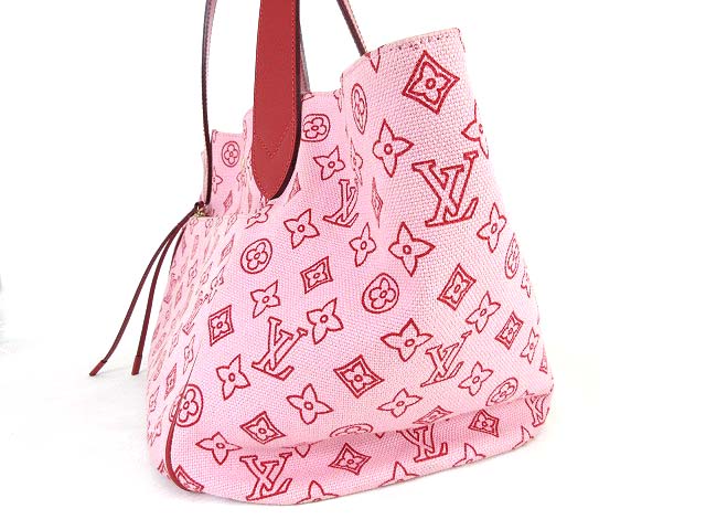LOUIS VUITTON ビーチライン トートバッグ レディース ローズピンク