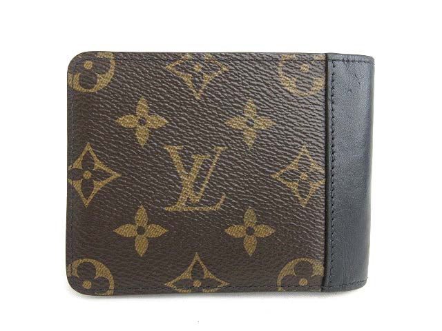 ルイヴィトン LOUIS VUITTON モノグラム マカサー ポルトフォイユ 