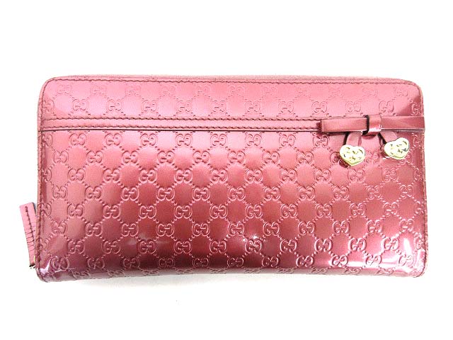 グッチ GUCCI 長財布 マイクロGG シマ ラウンドファスナー 307997 