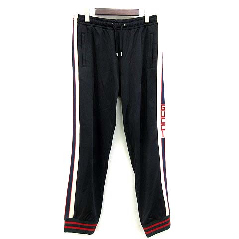 グッチ GUCCI 17AW 474635 パンツ テクニカルジャージ トラック ライン  
