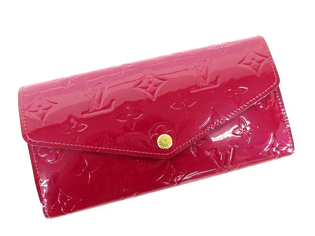 ルイヴィトン LOUIS VUITTON ヴェルニ ポルトフォイユ・サラ 長財布 二 