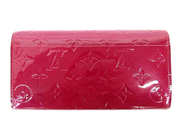 ルイヴィトン LOUIS VUITTON ヴェルニ ポルトフォイユ・サラ 長財布 二 