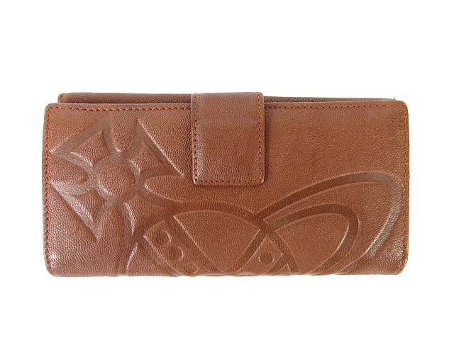 Vivienne Westwood ブラウン長財布 ヴィヴィアンウエストウッド Vivienne Westwood 長財布 レザー
