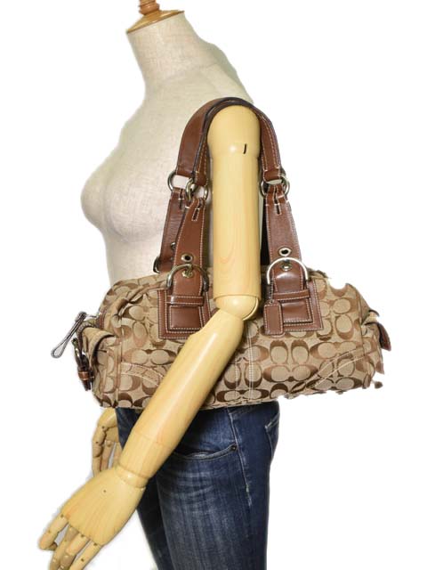 コーチ COACH シグネチャー サッチェル ハンドバッグ ミニボストン 