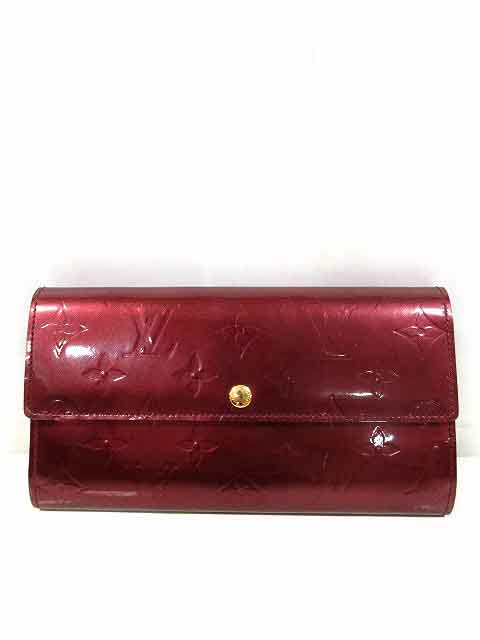 ルイヴィトン LOUIS VUITTON M91521 ヴェルニ ポルトフォイユ・サラ 長