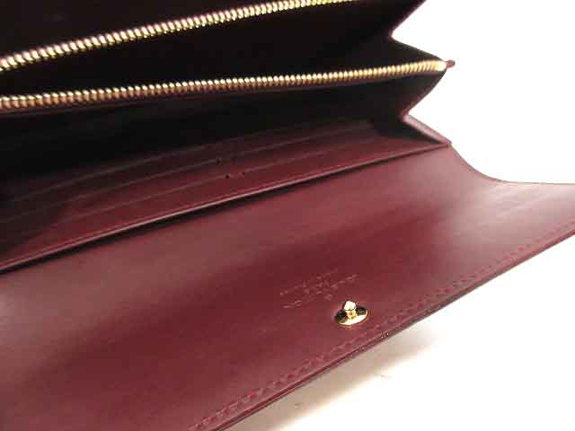 ルイヴィトン M91521 モノグラムヴェルニ ポルトフォイユ サラ ルイ・ヴィトン ヴェルニ ポルトフォイユ・サラ ルージュフォー