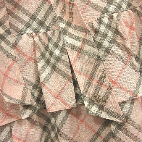 新品 タグ付き BURBERRY BLUELABEL フリル フレアー スカート BURBERRY BLUE LABEL バーバリーブルーレーベル プリーツ