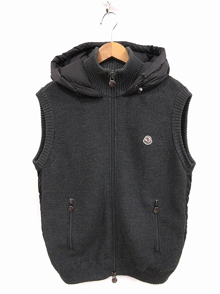 モンクレール MONCLER MAGLIONE TRICOT GILET 2016年製 ダウンベスト 