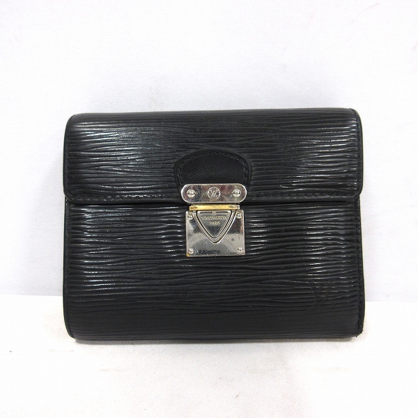 ルイヴィトン LOUIS VUITTON M58012 三つ折り 財布 エピ 