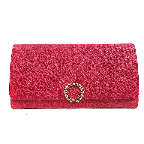ブルガリ BVLGARI 39360 ブルガリ-ブルガリ フラップ式 長財布 二 