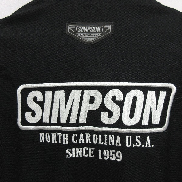 未使用タグ付き　ESMOK ファーポケットブルゾンBLACK Amazon | シンプソン(SIMPSON) バイク用ジャケット Mesh Jacket