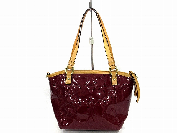 コーチ COACH 2way ショルダー トートバッグ シグネチャー F20096 