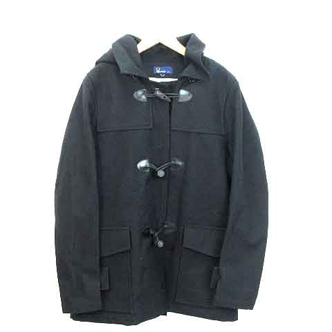 フレッドペリー FRED PERRY コート ダッフル フード ライナー付 黒 L