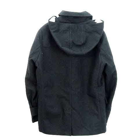 フレッドペリー FRED PERRY コート ダッフル フード ライナー付 黒 L