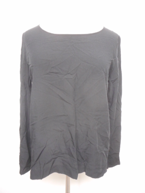 ユニクロ Uniqlo カットソー 長袖 プルオーバー シャツ ブラウス M 黒 ブラック 4 レディース 012 ベクトルパーク ユニクロ Uniqlo カットソー 長袖 プルオーバー シャツ ブラウス M 黒 ブラック 4 レディース 012 ベクトルパーク