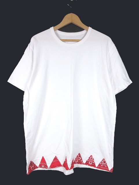 ビズビム Visvim 17ss スポット Nez Perce Tee S S Vt Bandana Tシャツ 半袖 バンダナ カットソー 5 白 赤 0117305010008 B35 メンズ 012 201811071486 ベクトルパーク