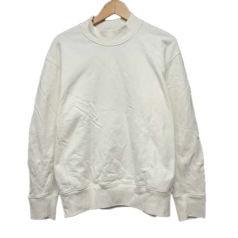 ユニクロ Uniqlo スウェット トレーナー 長袖 カットソー 無地 L 白
