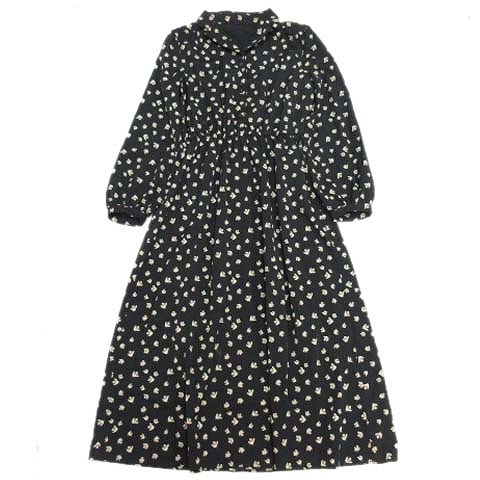 アメリエル マジェスティックレゴン Amelier Majestic Legon シャツ ワンピース カットソー 花柄 ロング F 黒 ブラック レディース 012 ベクトルパーク アメリエル マジェスティックレゴン Amelier Majestic Legon シャツ ワンピース カットソー 花柄 ロング F 黒 ブラック レディース 012 ベクトルパーク