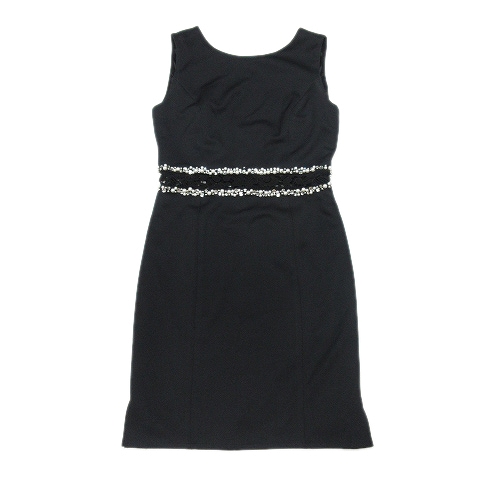 レディ Rady ワンピース ノースリーブ 刺繍 クロシェ レース ビジュー パール S 黒 ブラック Ga0196 8 8 レディース 012 ベクトルパーク