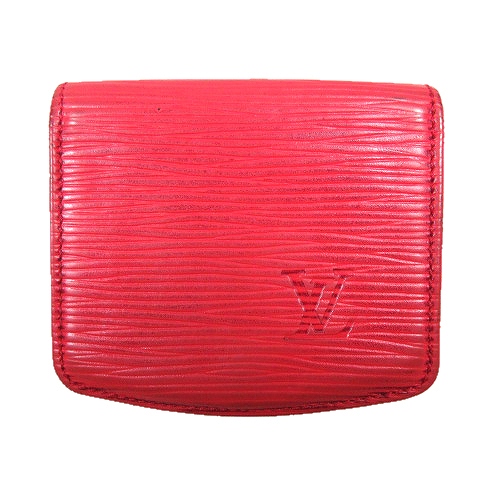 ルイヴィトン Louis Vuitton エピ キュベット スプール コインケース 小銭入れ コンパクト ウォレット 赤 M J42 メンズ レディース 012 ベクトルパーク
