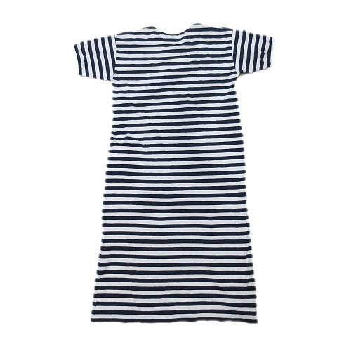 マリメッコ Marimekko Tシャツ ワンピース ボーダー 半袖 1 紺 ネイビー 白 ホワイト 12 9 キッズ 012 ベクトルパーク