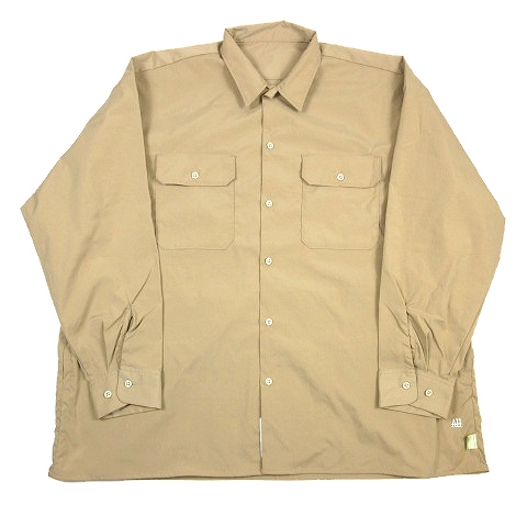 ビームス Beams Surf Sk8 Ssz A H aw Work Shirt ワーク シャツ ビッグシルエット 長袖 カットソー F ベージュ 長谷川昭雄 11 11 6268 139 メンズ 012 ベクトルパーク
