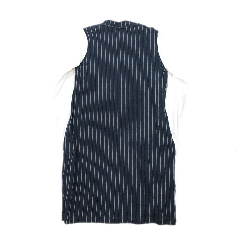 アーノルドパーマー Arnold Palmer ソデキリカエ ストライプ ハイネック Op ワンピース 長袖 2 白 ホワイト 紺 ネイビー 2 11 レディース 012 ベクトルパーク