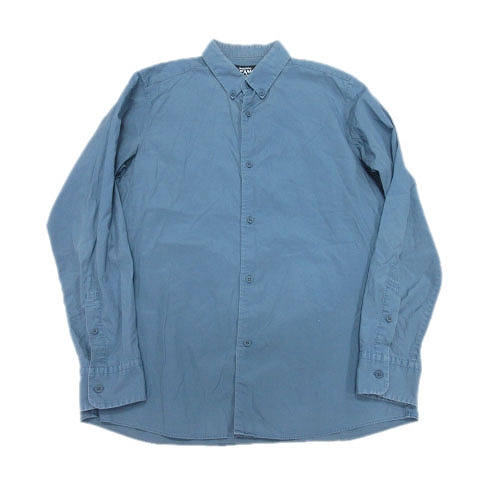 ビームス Beams ブロード Mr シャツ ボタンダウンシャツ カットソー 長袖 M 青 ブルー 11 11 0819 325 15 11 メンズ 012 ベクトルパーク