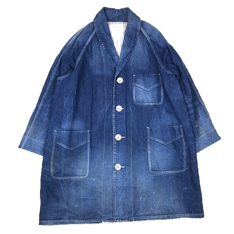 ビズビム Visvim 19aw Fw Ss Four Cornerscoat Dry H W Lining 8oz デニム コート 塩縮加工 4 インディゴ メンズ 012 ベクトルパーク