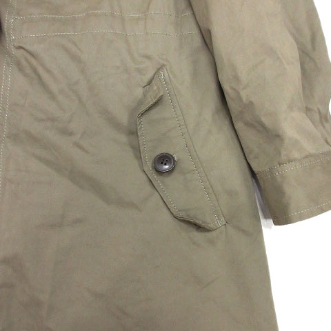 グローバルワーク Global Work モッズコート フェイク ライナー ミドル ジャケット ブルゾン S カーキ 4 12 レディース 012 ベクトルパーク