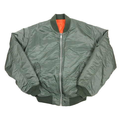 ユニクロ Uniqlo Ma 1 フライトジャケット ブルゾン ジャンパー ナイロン リブ Xl オリーブ カーキ 5 メンズ 012 ベクトルパーク