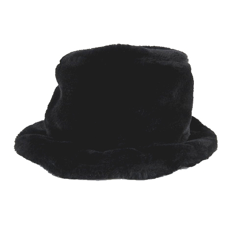 イクミ Ikumi フェイク ファー ハット エコ 毛皮 帽子 黒 ブラック P80 メンズ レディース 012 ベクトルパーク