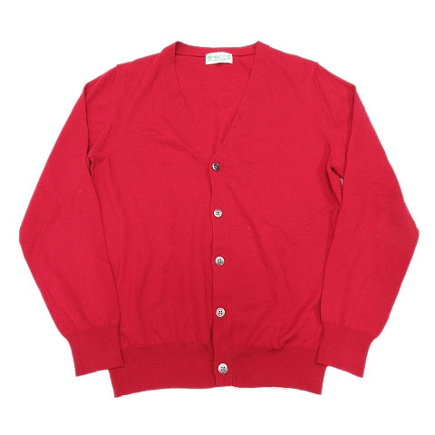 フリークスストア Freaks Store カーディガン ニット カットソー Vネック 長袖 L 赤 11 12 メンズ 012 ベクトルパーク