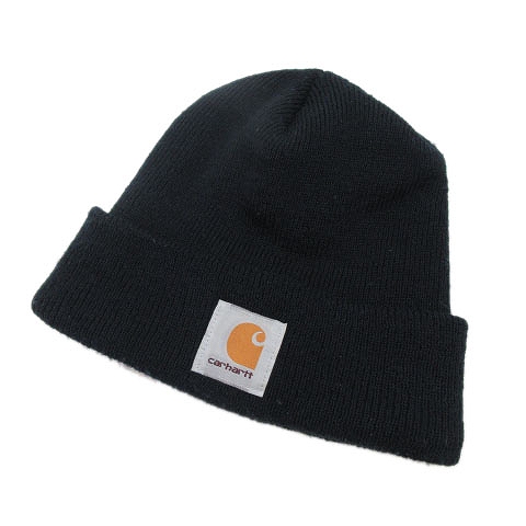 カーハート Carhartt ニットキャップ ニット帽 帽子 ワンポイント 黒 ブラック 17 メンズ レディース 012 ベクトルパーク