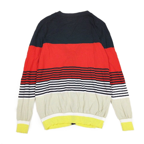 マカフィー MACPHEE トゥモローランド ボーダー カーディガン ニット  