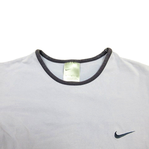 ナイキ Nike Tシャツ 半袖 クルーネック ワンポイント ロゴ カットソー M 青系 18 レディース 012 ベクトルパーク