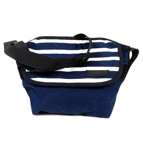 グローバルワーク Global Work ショルダーバッグ メッセンジャー クロスボディ ボーダー ナイロン カバン 青 5 メンズ レディース 012 ベクトルパーク